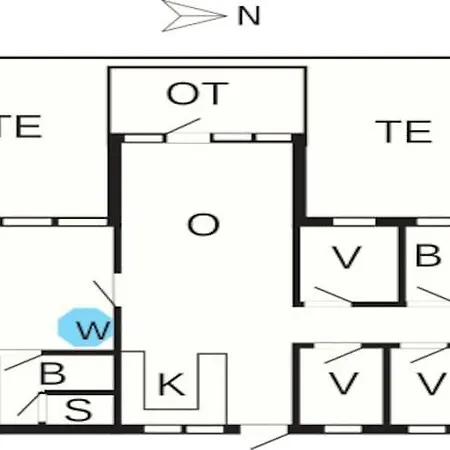 Holiday home 10 Person In Bl Vand *